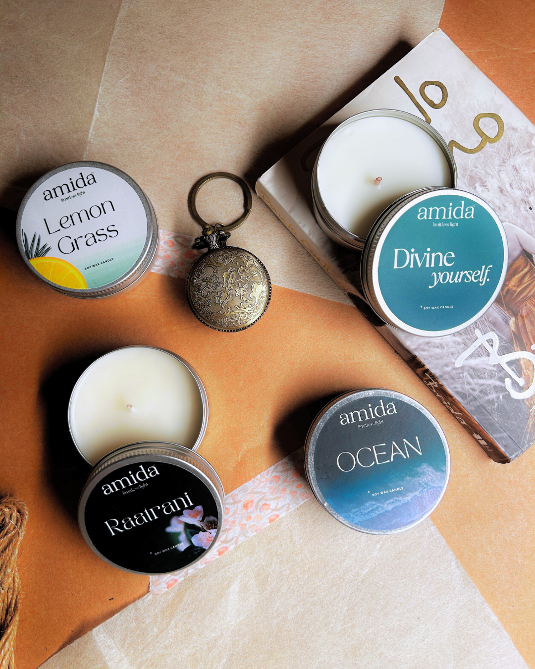 Scented Candles Tin